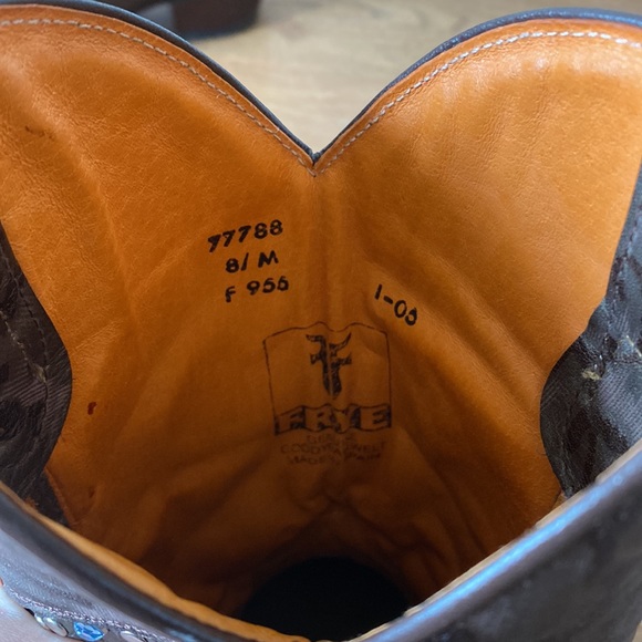 Frye Daisy Duke Western Cowboy Boots Costal Cowgirl - Picture 4 of 7